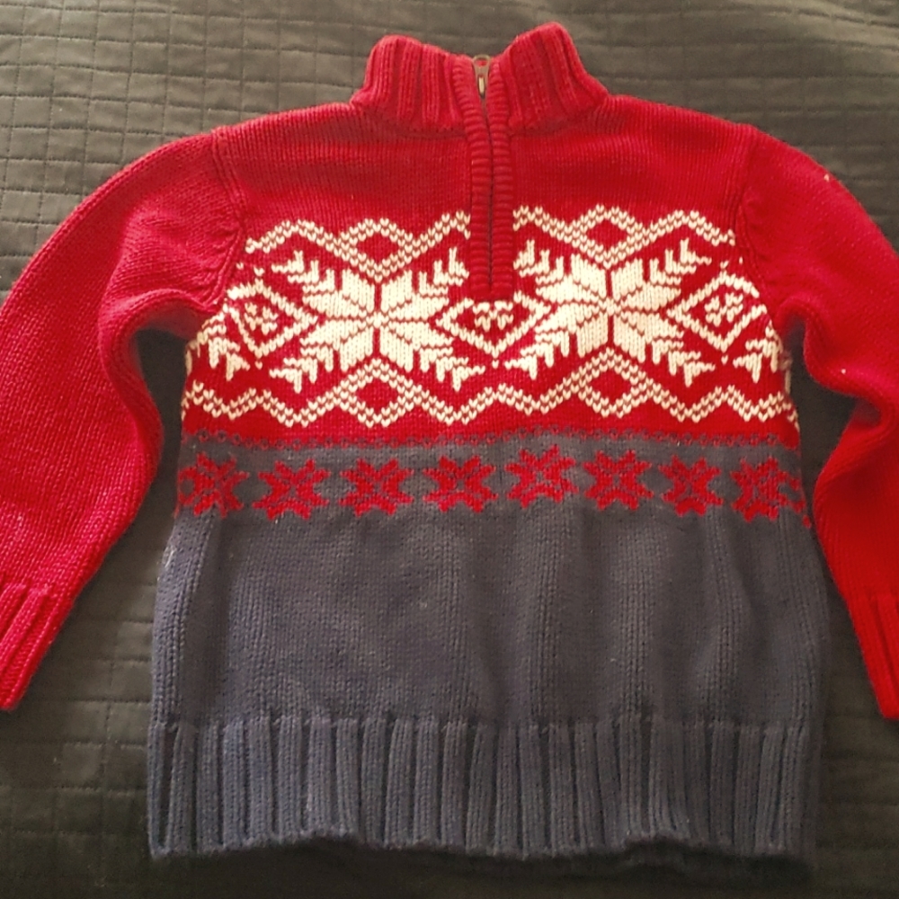 Gap zip front sweater